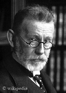 Paul Ehrlich 1854 bis 1915 auf einer Photographie um 1910 Paul Ehrlich 1854 bis 1915 auf einer Photographie um 1910
